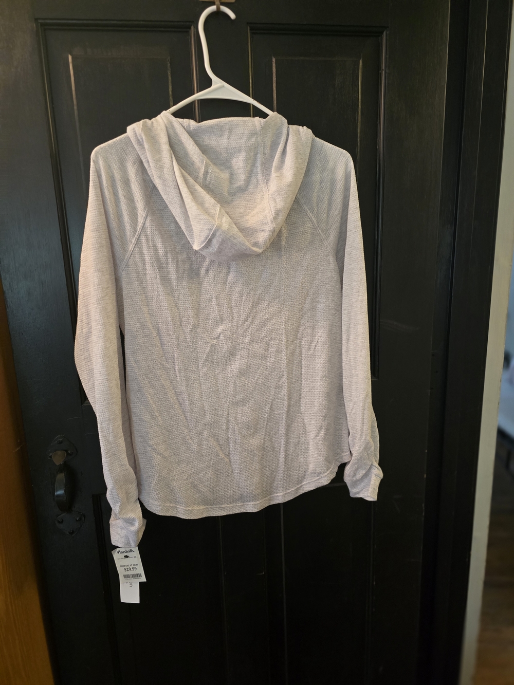 Calvin Klein Performance Light Gray Active Zip Up Hoodie - Picture 3 of 3